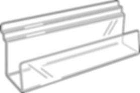 SL 1363 - Slatwall Shelf