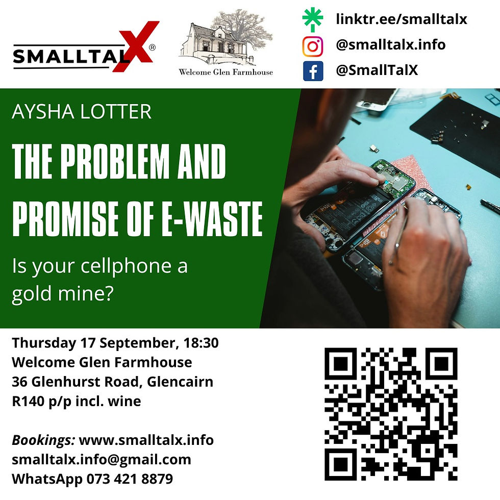 The Problem and Promise of E-waste