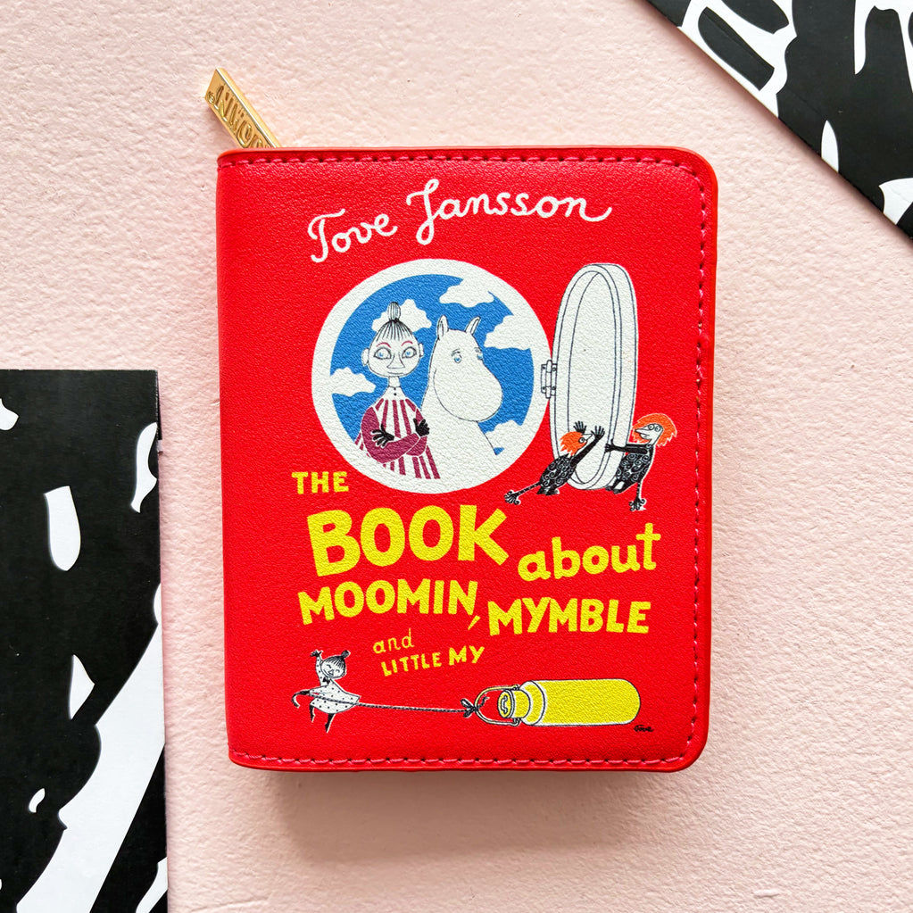'Moomin, Mymble and Little My' Red Book Wallet by The House of Disaster 
