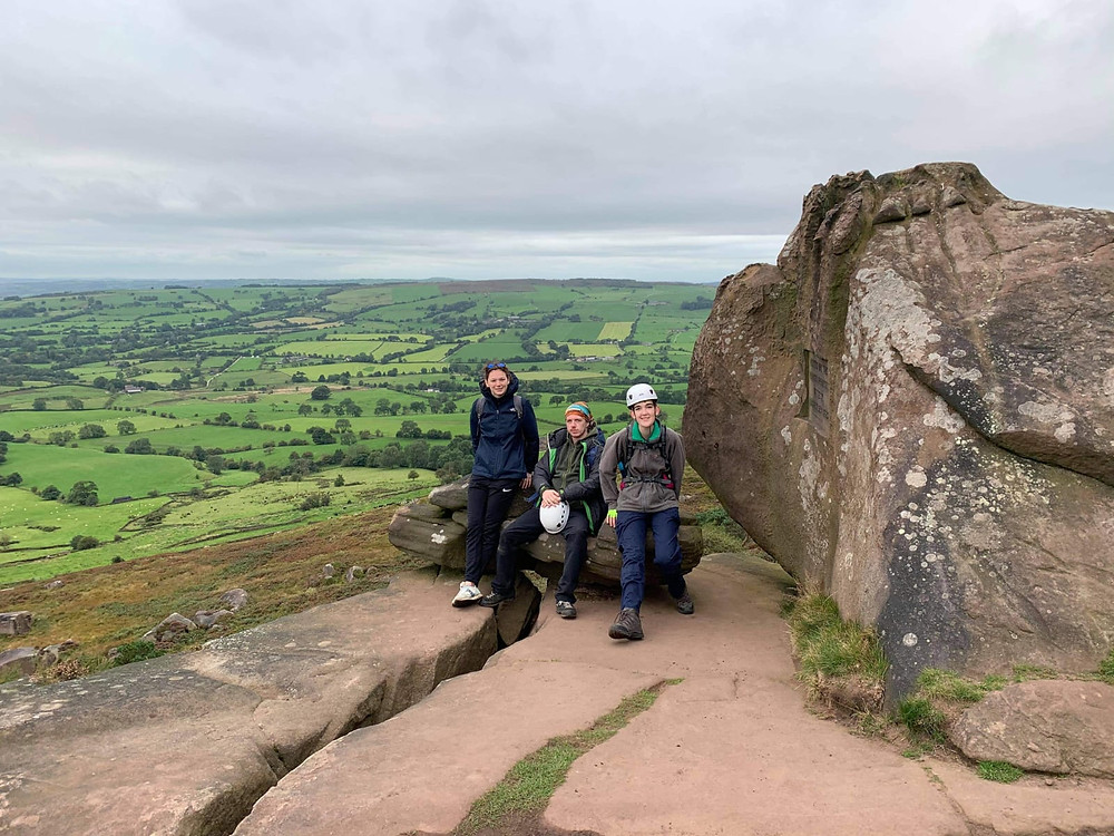 Young people exploring Derbyshire