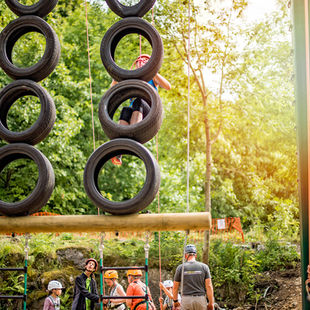 Our High Ropes tower 