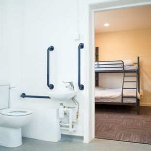 accessible en-suite bathroom