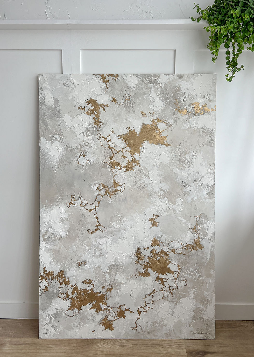 Thumbnail: Autumn Gold Fresco No.1, 86 x 126 cm