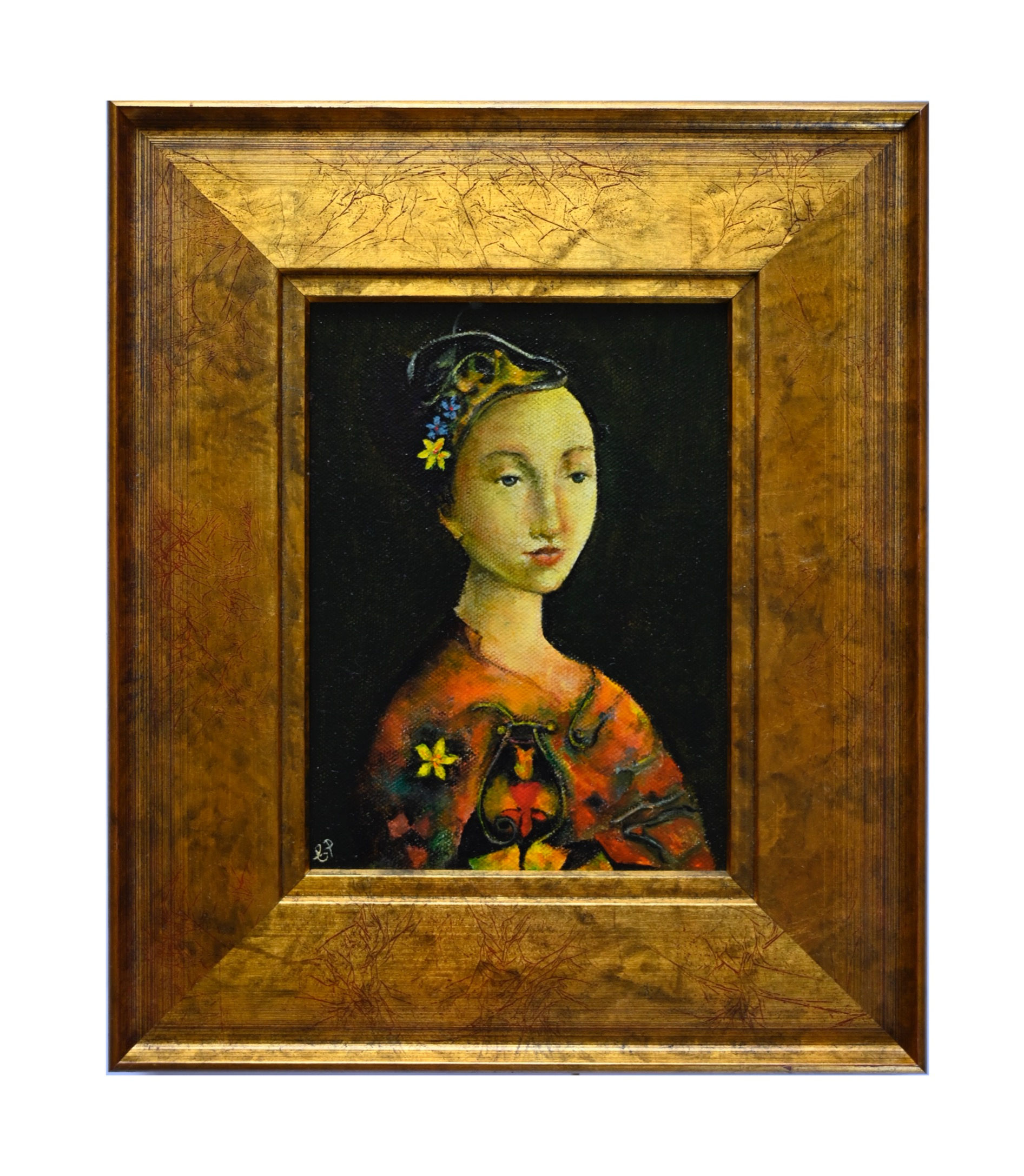 Female dressed in oriental costume