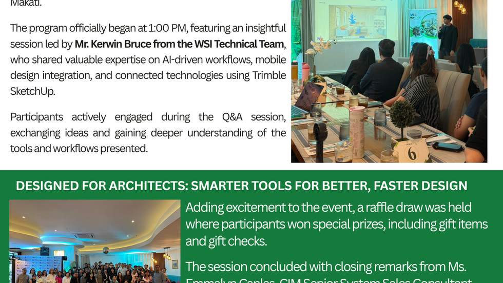 CIM Technologies, Inc. Presents: The Inaugural SketchUp Event