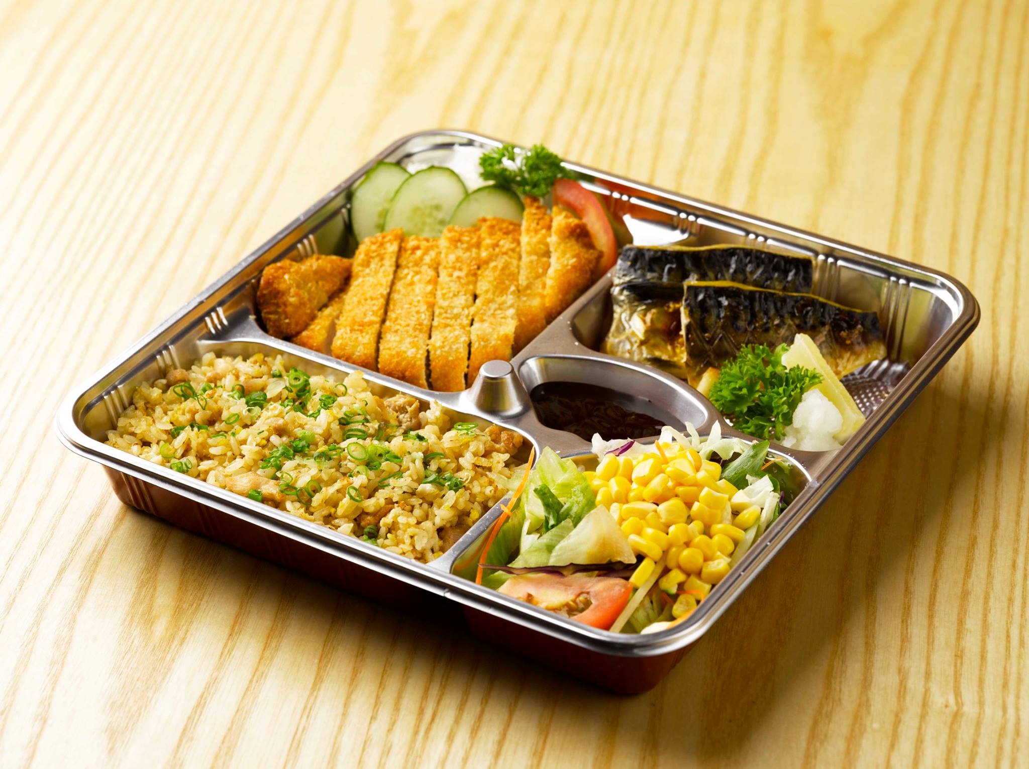 Arranged Food and Objects