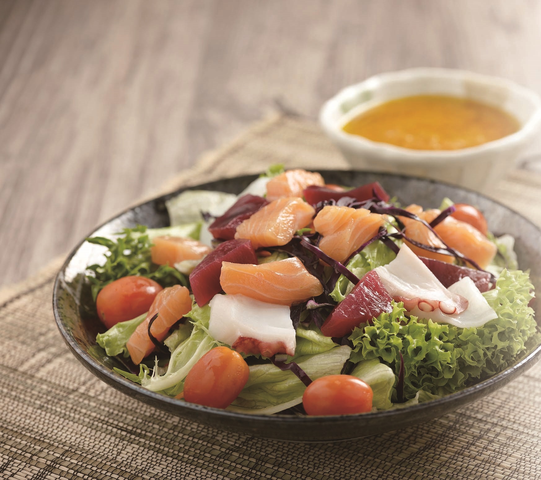 Arranged Food and Objects