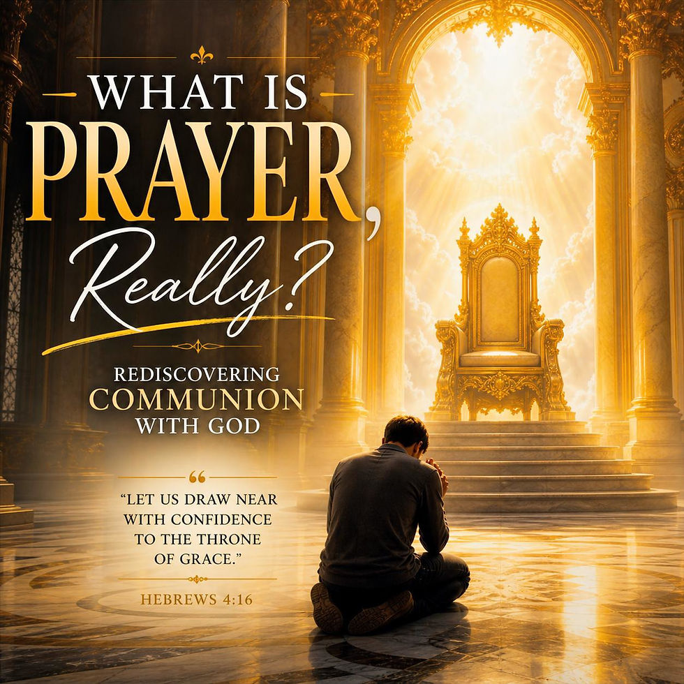 What is Prayer, Really