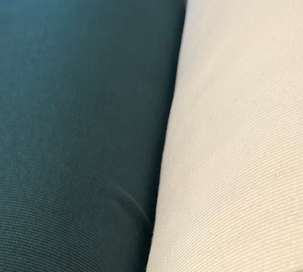 GREEN AND CREAM