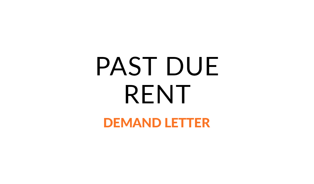 Past Due Rent Form Demand Letter For Overdue Rent Idispute