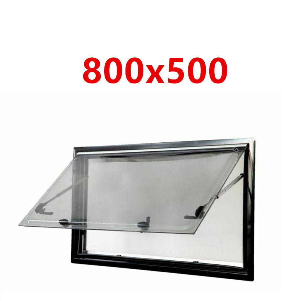 Square Corner Caravan Push Out Window 800x500mm