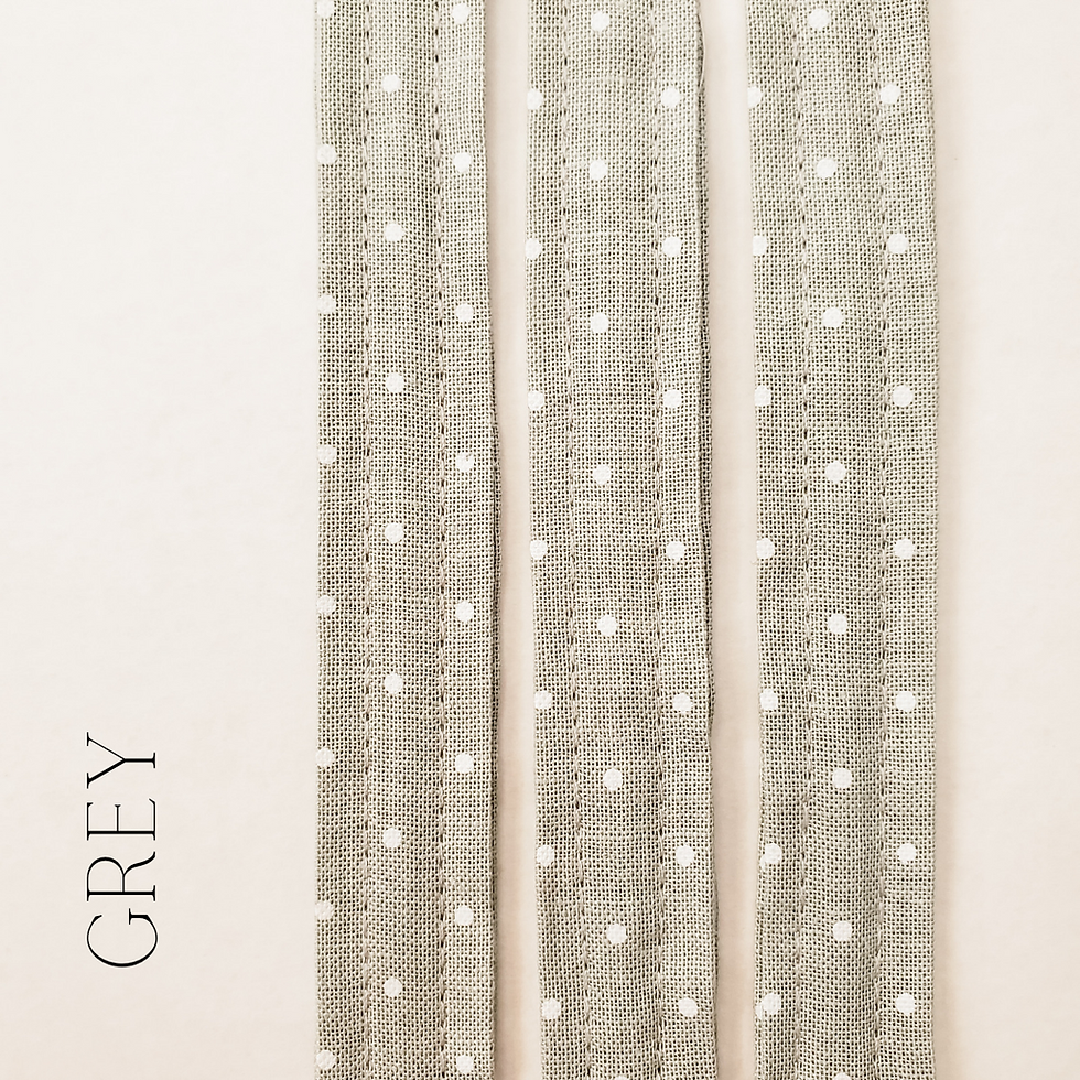 Thumbnail: Linen Dummy Chain- Polka Dot 