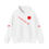 Thumbnail: white and red hoodie