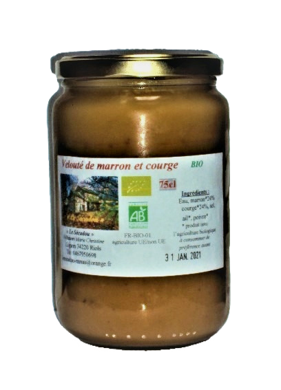 Velouté de marron 4,50€