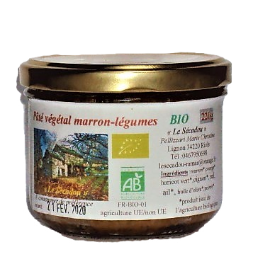 Pâté végétal marron 4,20€