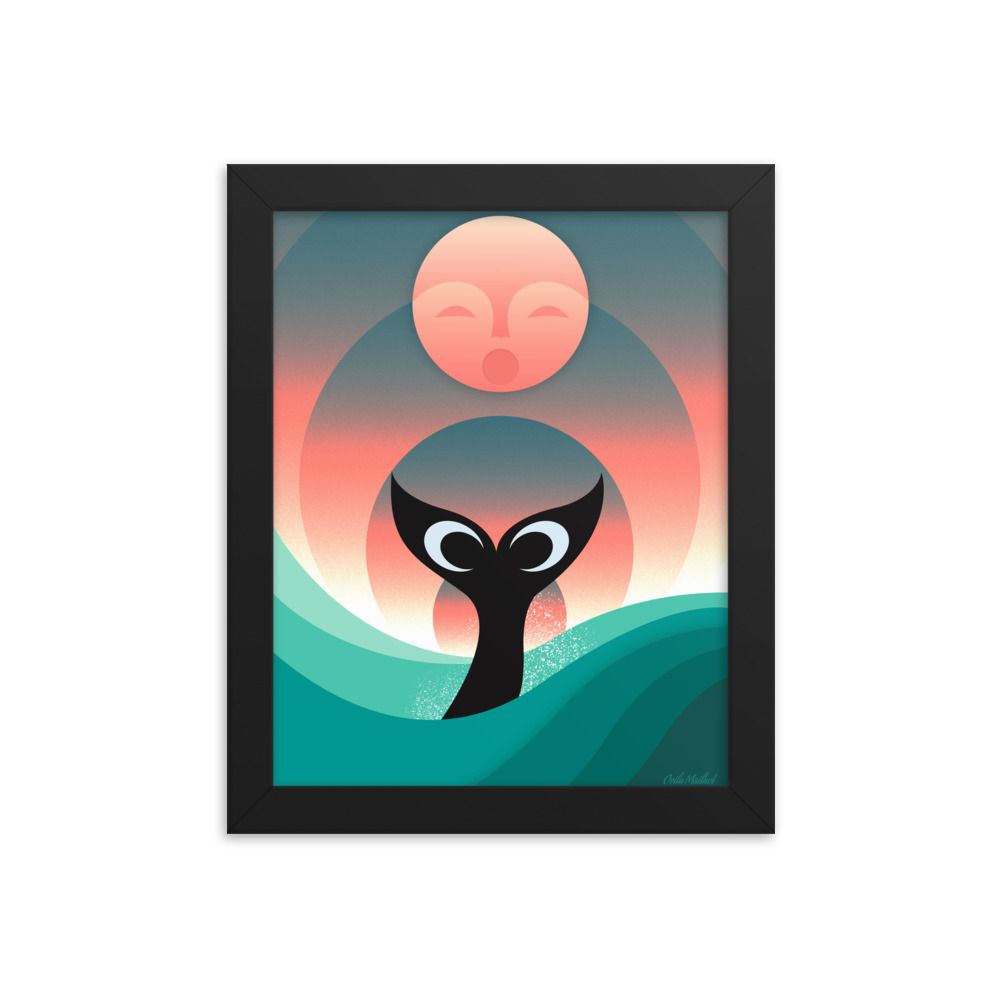 Strawberry Moon Splash (8x10) Small 