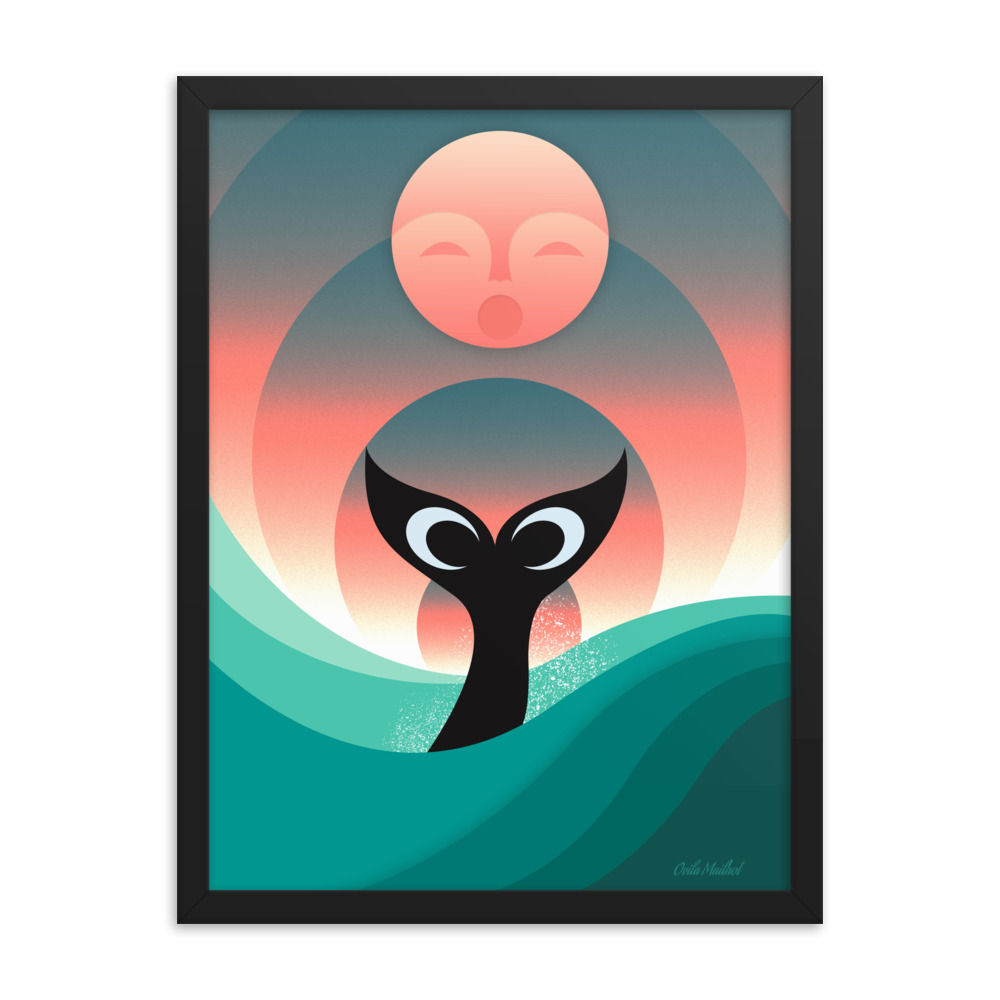 Strawberry Moon Splash (18x24)