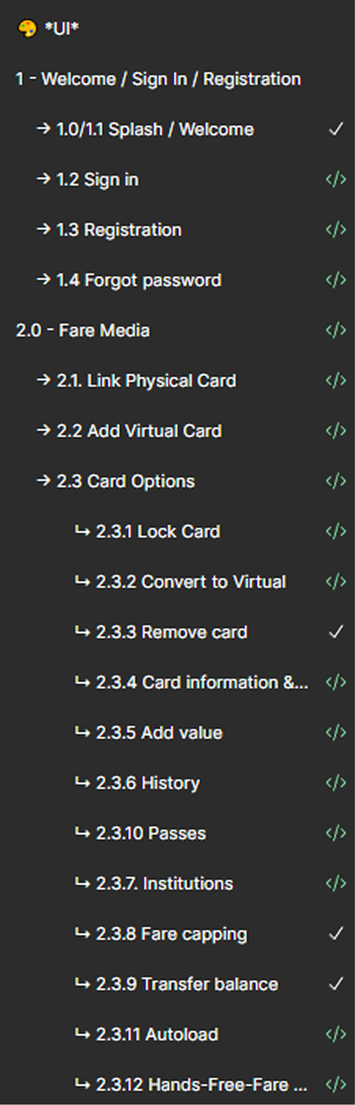 Neue Seitenarchitektur