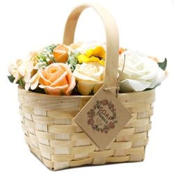 Thumbnail: Large PINK Bouquet in Wicker Basket - PINK