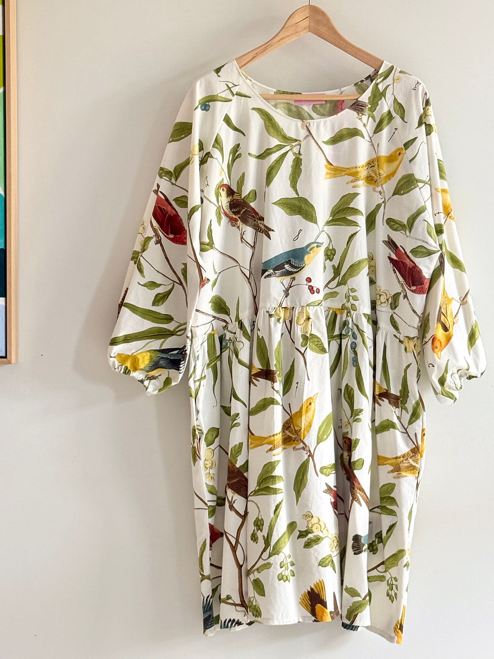 Thumbnail: Ready Made Bird Song Smock Dress