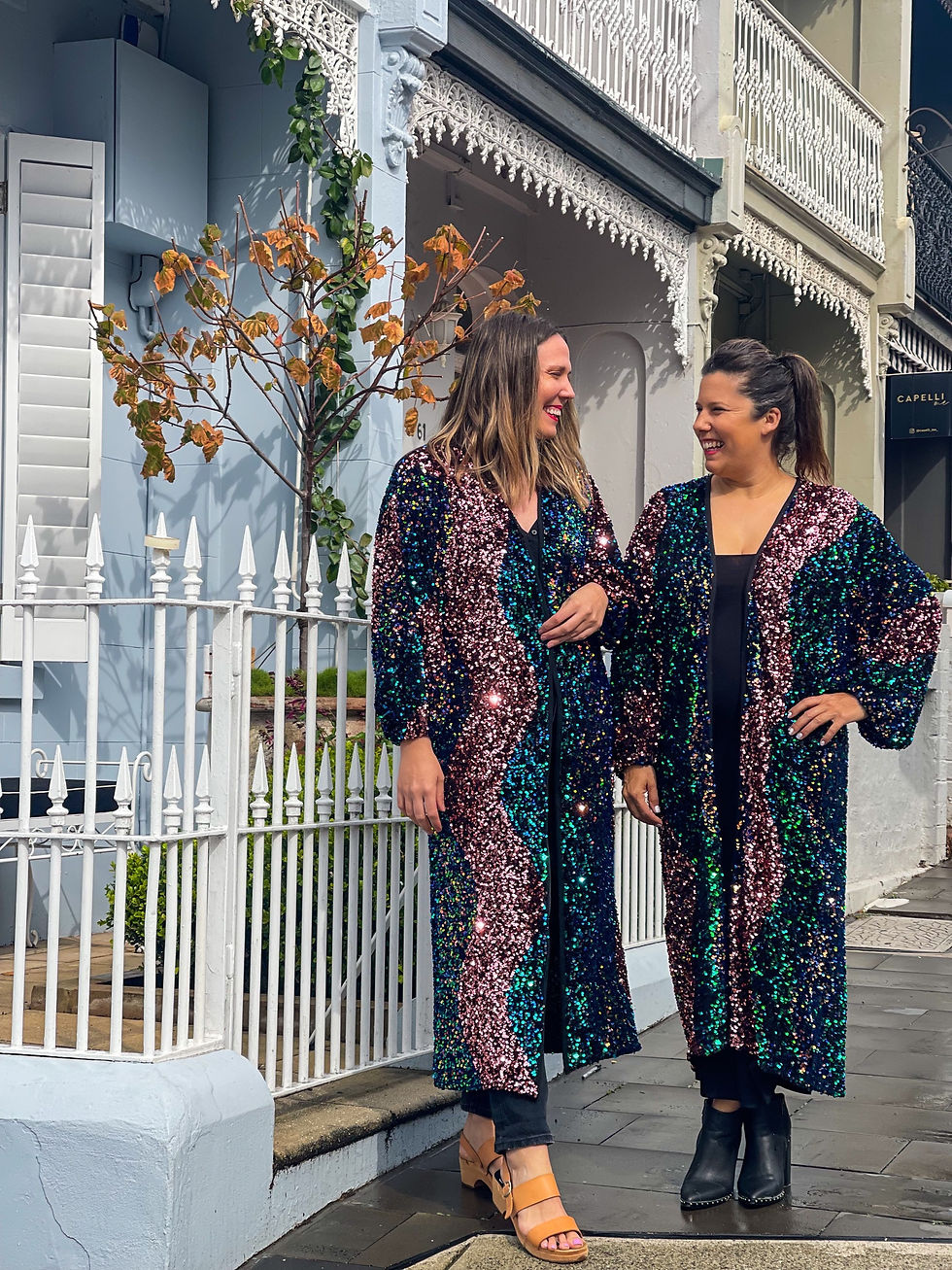 Thumbnail: The Sequin Kimono. Sizes 8-30