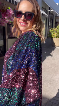 Thumbnail: The Sequin Kimono. Sizes 8-30