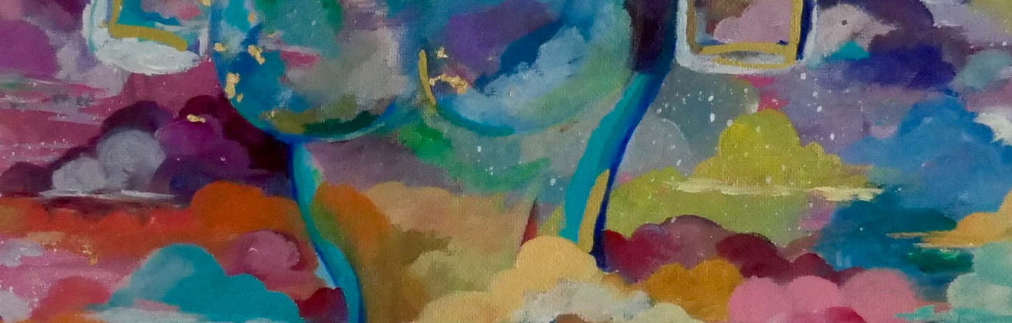 Original painting poise by sara stoffmacher