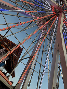 ferris wheel at Santa Monica pier