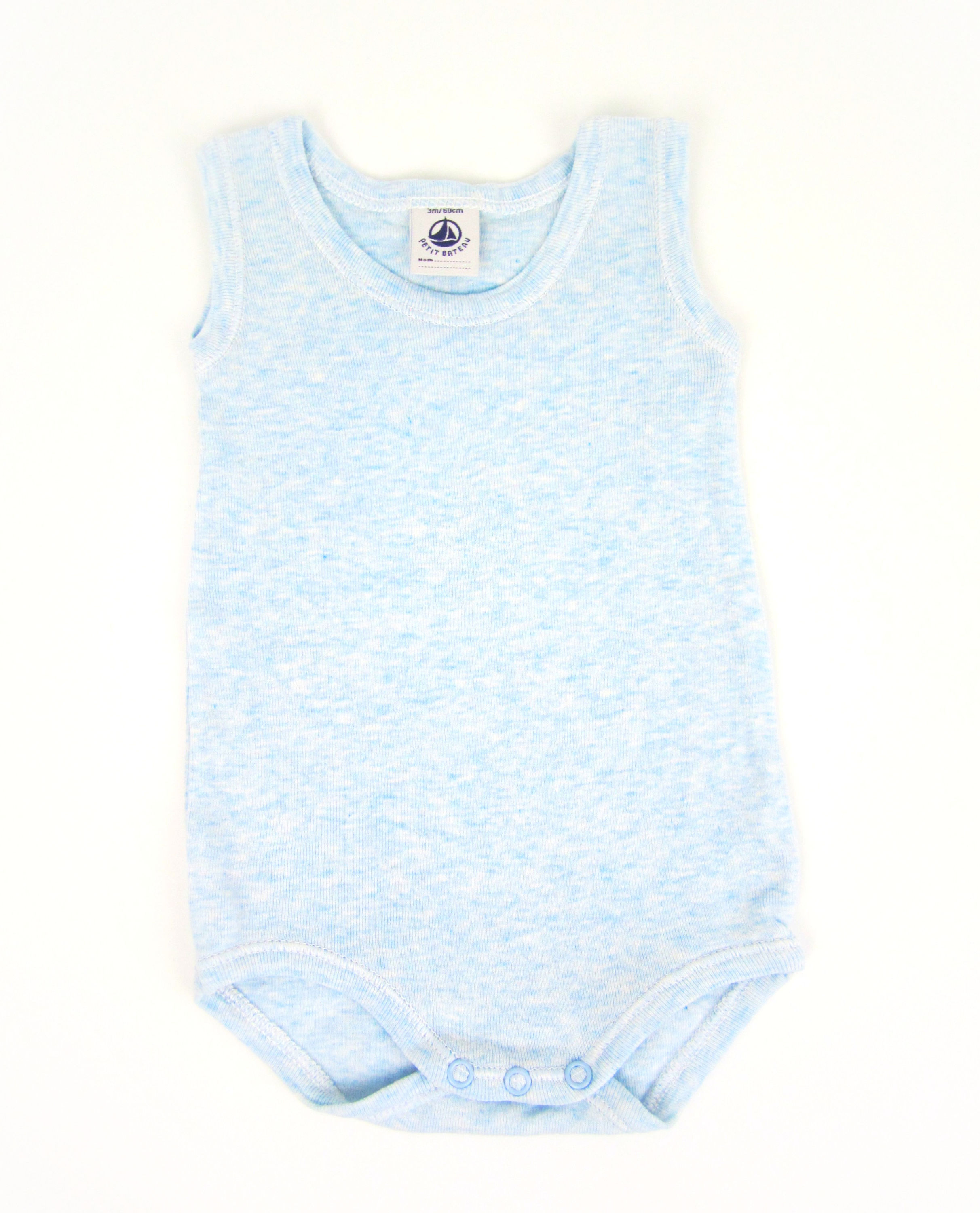 PETIT BATEAU - Body bretelles 3 mois