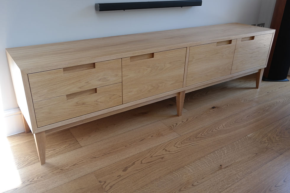 Bespoke oak cabinetry