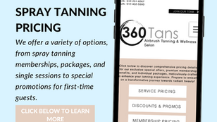 Spray Tanning Prices in Austin