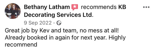 Customer Service, decorating, painting, lincoln, lincolnshire