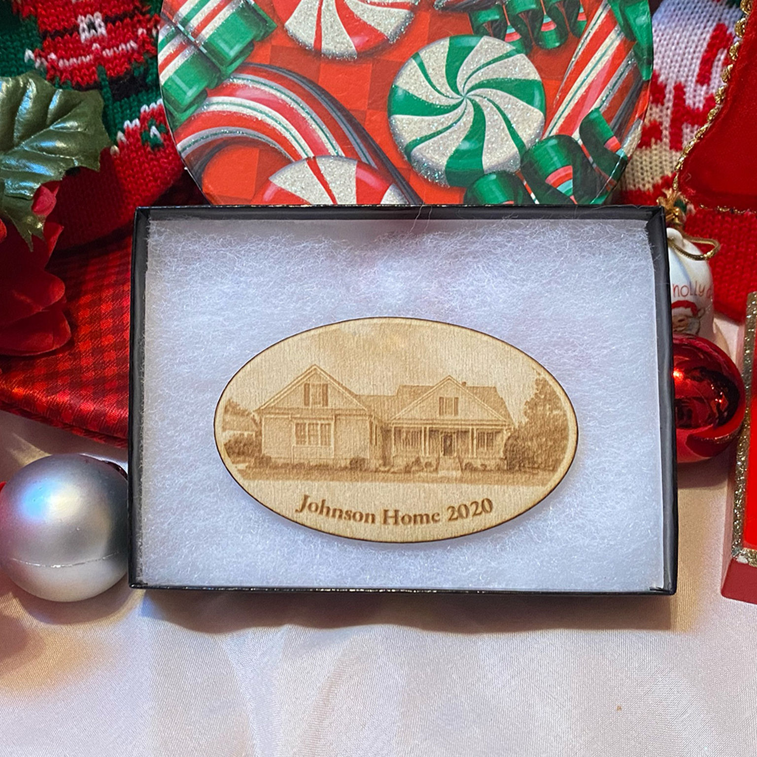 Engraved House Magnet