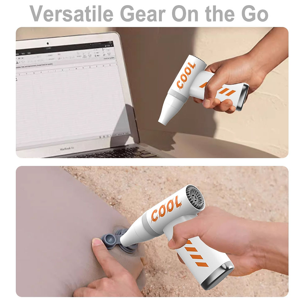Thumbnail: Orashare HF07 3 in 1 Portable Turbo Jet Fan 9000mAh Battery Rechargeable Fan 100