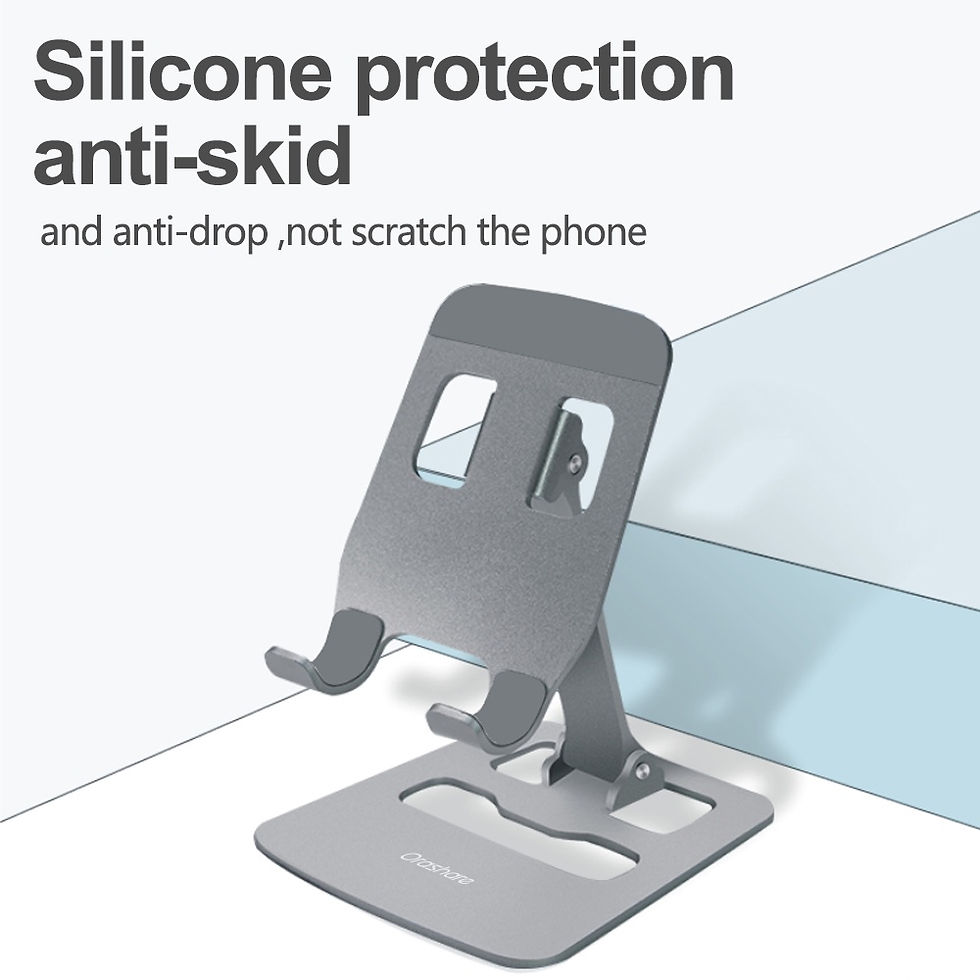 Thumbnail: Orashare APH01 Cellphone Holder Stand Adjustable Foldable Aluminum Alloy Phone H