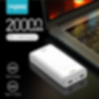 Thumbnail: Rapoo S2002 20000mAh Power Bank Lithium Polymer Light Indicator High Quality