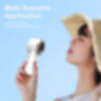 Thumbnail: Orashare HF03 4000 mAh Portable Turbo Fan High Speed Handheld Fan 5 Speeds Stron