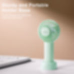Thumbnail: Orashare HF02 Mini Fan Rechargeable 1500mAh Portable Electric Mini Fan 3 Speed W