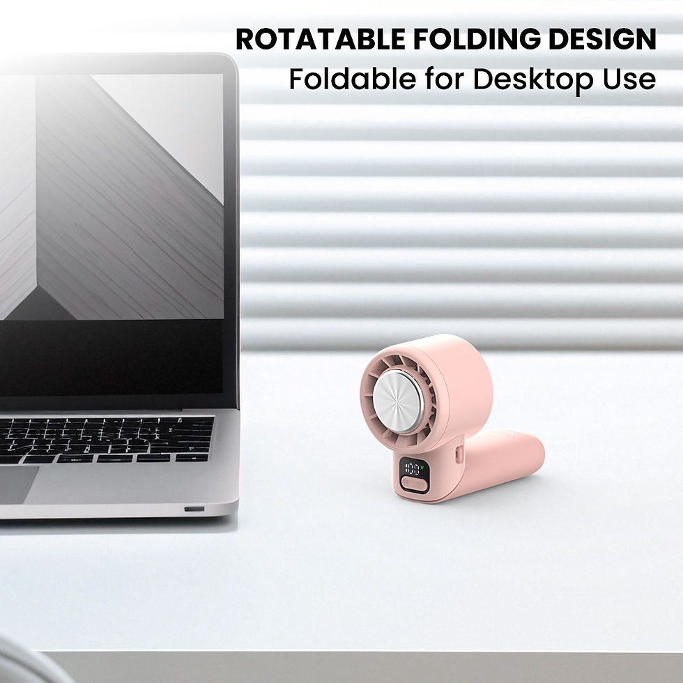 Thumbnail: Orashare HF13C High Speed Foldable Portable Fan 4000mAh With Refrigeration Cooli