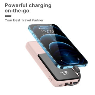 Thumbnail: Orashare OH10 10000mAh Powerbank with Built-in 2 Cables Large Smart Screen Digit