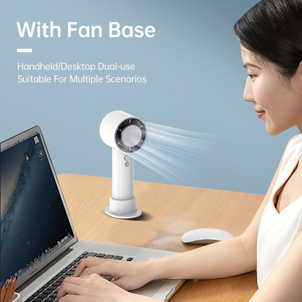 Thumbnail: Orashare HF08 High Speed Portable Fan Cooling Fan With Refrigeration 120 Gear Sp