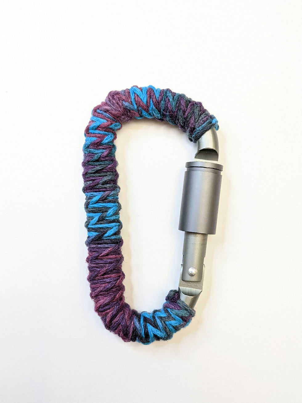 Thumbnail: "Variegated Party" Hemp-Braided 3" Carabiner