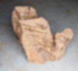 redwood stump art piece