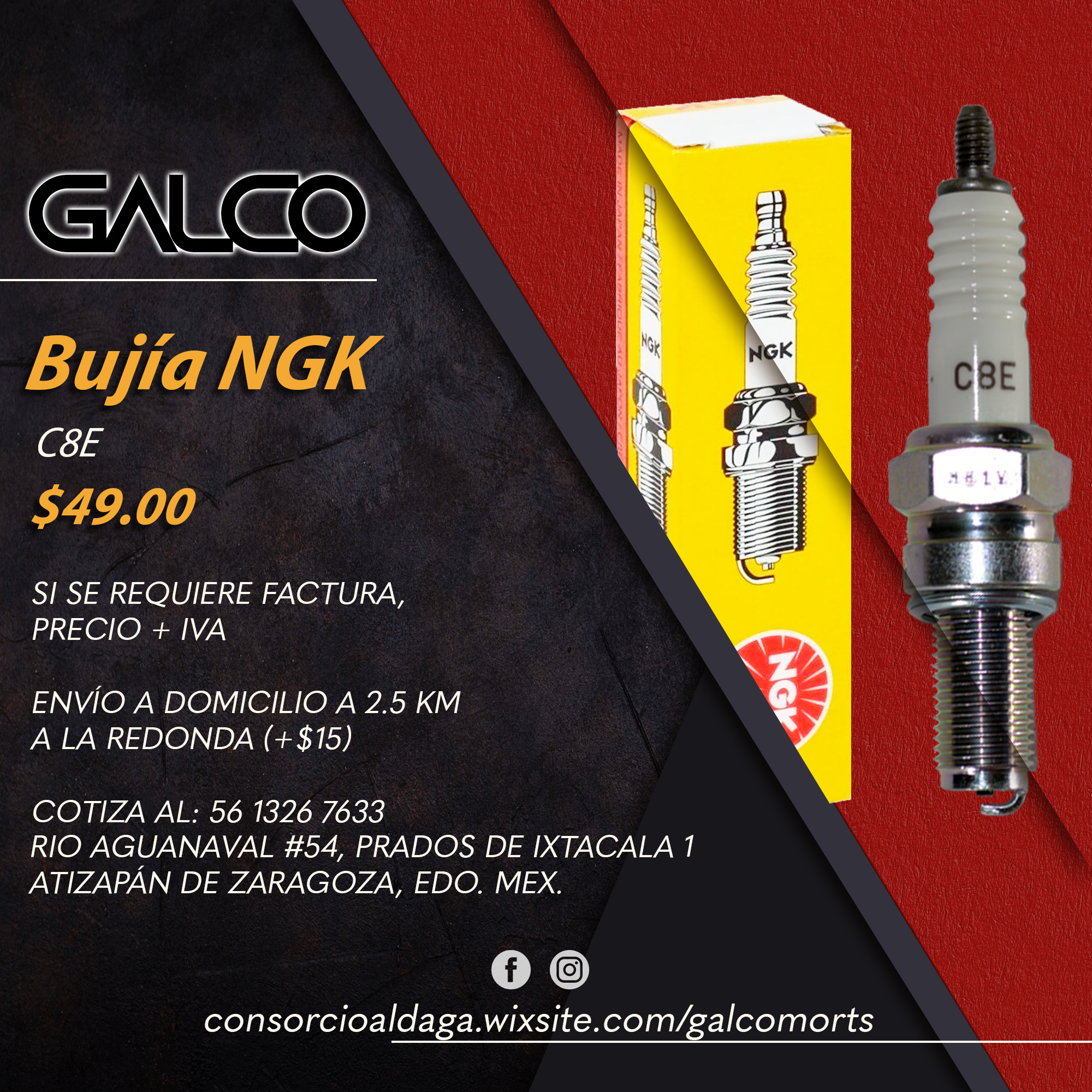 Bujía NGK / C8E