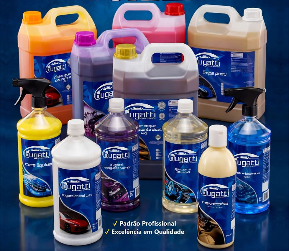 Bugatti Produtos para Limpeza Automotiva