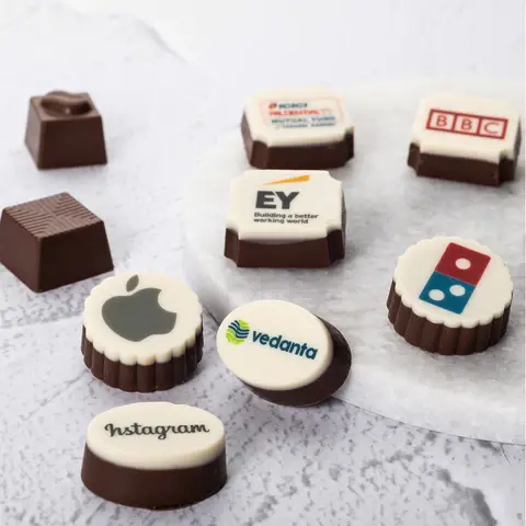 Business promotion logo set of 4