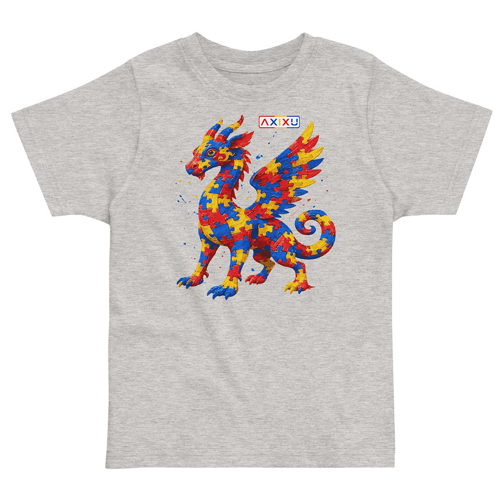 Thumbnail: Tiko the Colorful Alebrije Toddler T-Shirt by AXIXU