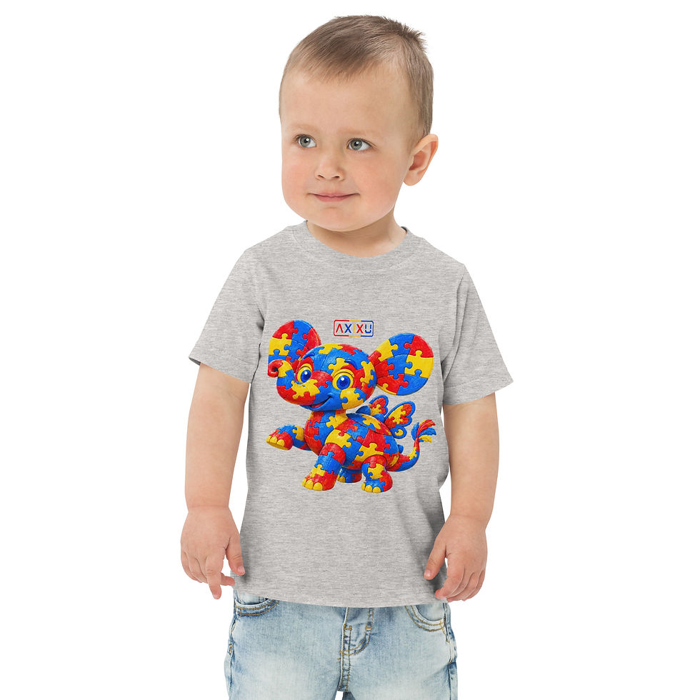 Thumbnail: Lumo the Colorful Alebrije Toddler T-Shirt by AXIXU