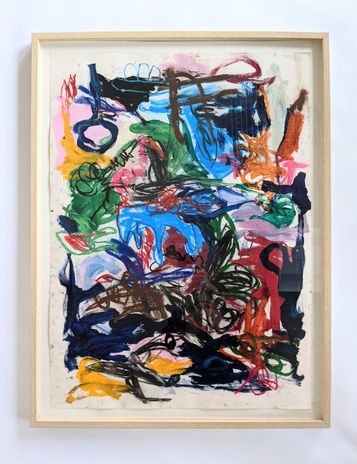 Julian Farade, Chemin bleu, 2021