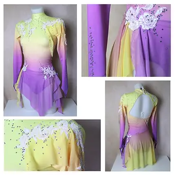costume-dégradé-jaune-violet-pole-danse-patinage-roller-artistique-twirling-creations-just
